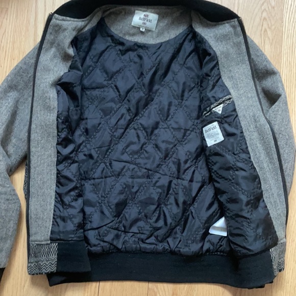 BellField English wool short men’s jacket bomber - Picture 3 of 9